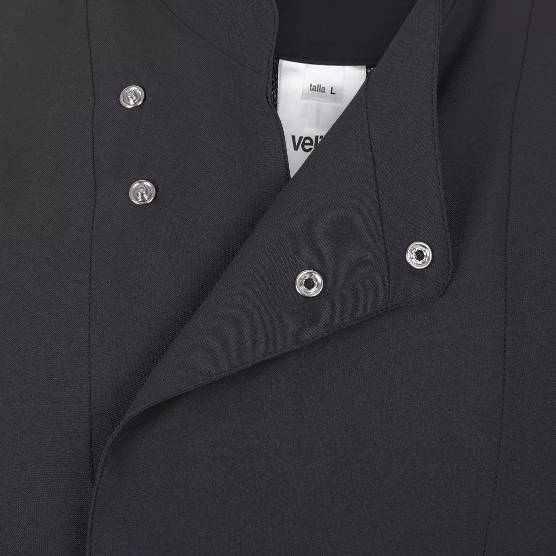 Velilla 405209-42, Short-Sleeved Chef Jacket, Dark Grey, image 5