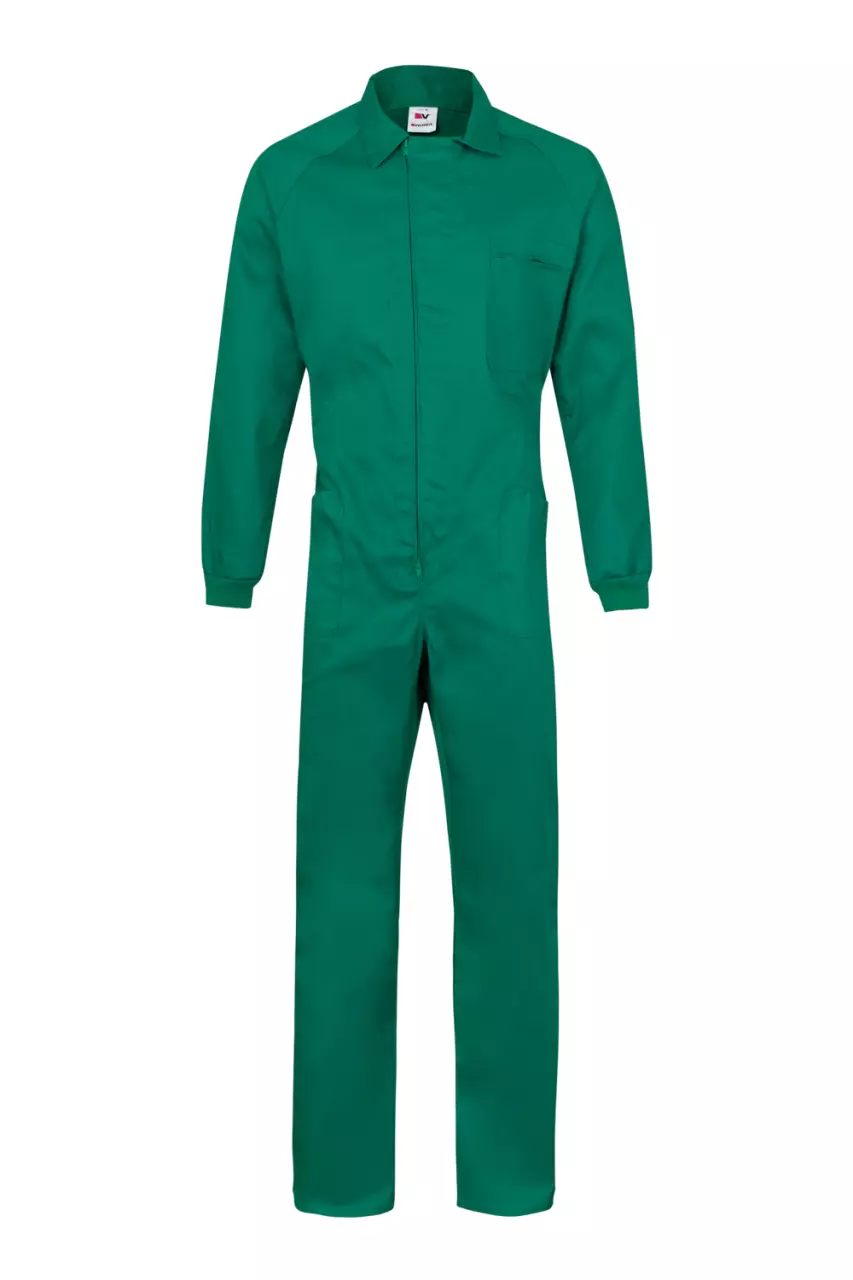 Velilla 214-02, Work Overall, Green, image 1, gallery thumbnail