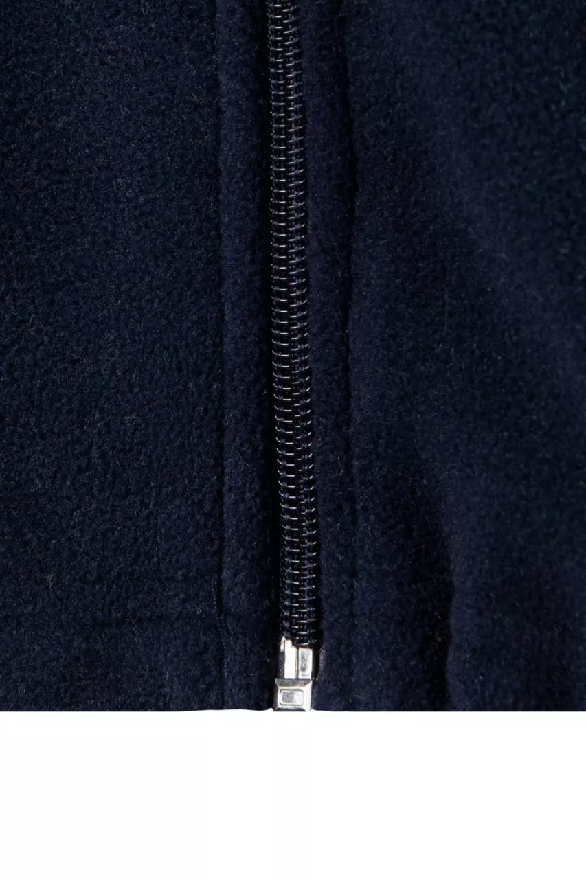 Velilla 0183-01-20-2, High-Vis Fleece Jacket, Size 4XL/5XL, Marine Blue/Hi-Vis Yellow, image 4, gallery thumbnail