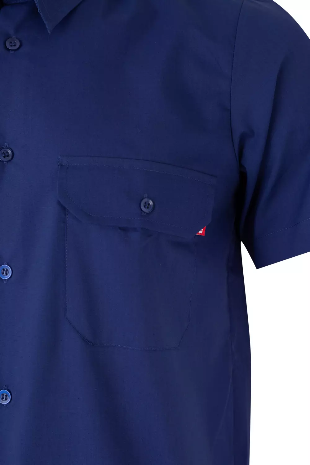 Velilla 522-09, Kurzarm-Arbeitshemd, Königsblau, image 3