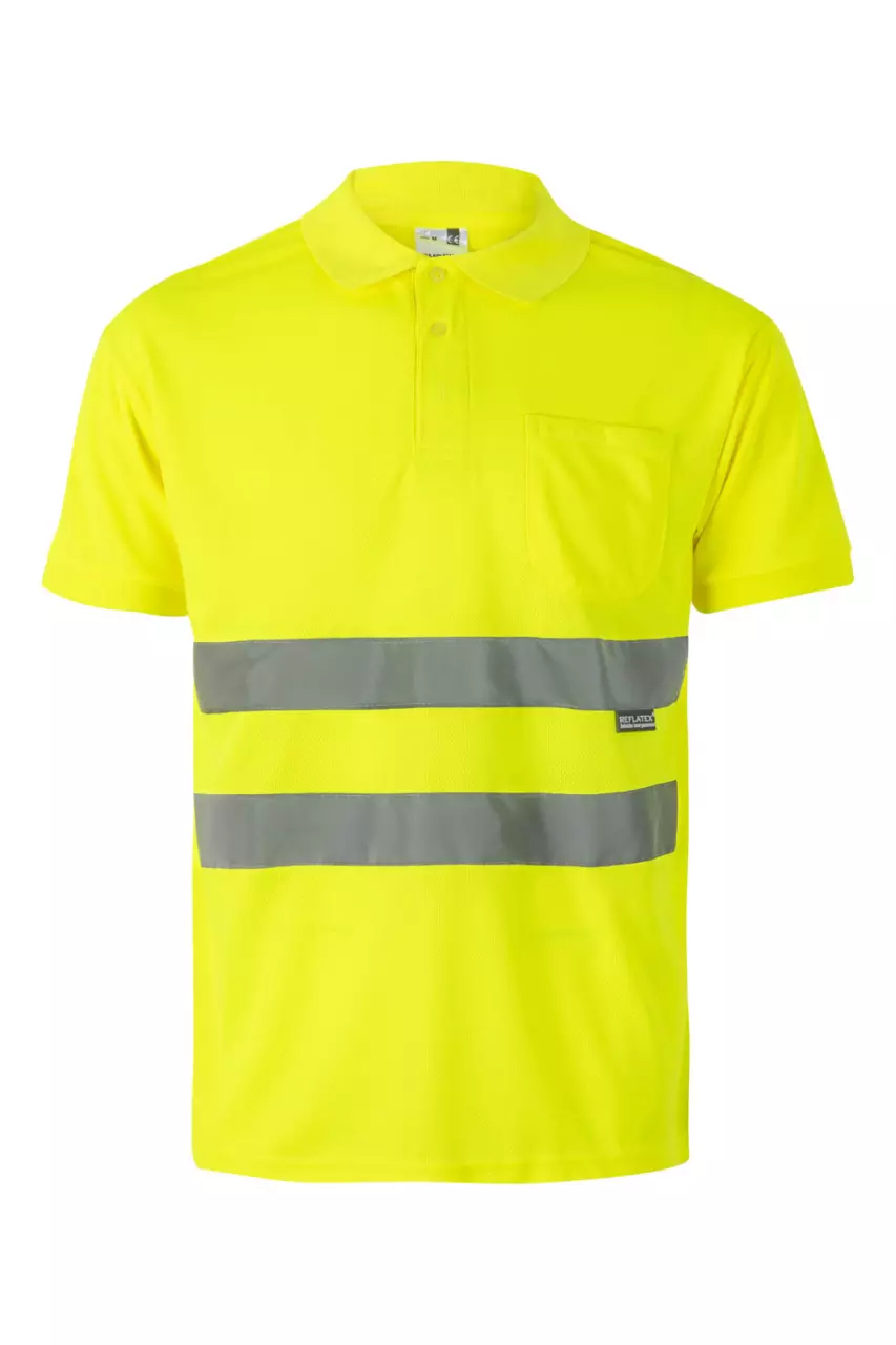 Velilla 172-20-1, Warnschutz-Poloshirt, Warngelb, image 1, gallery thumbnail
