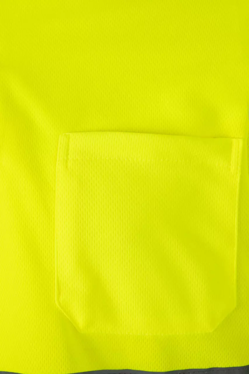 Velilla 174-20, Warnschutz-Langarm-Poloshirt, Warngelb, image 5, gallery thumbnail