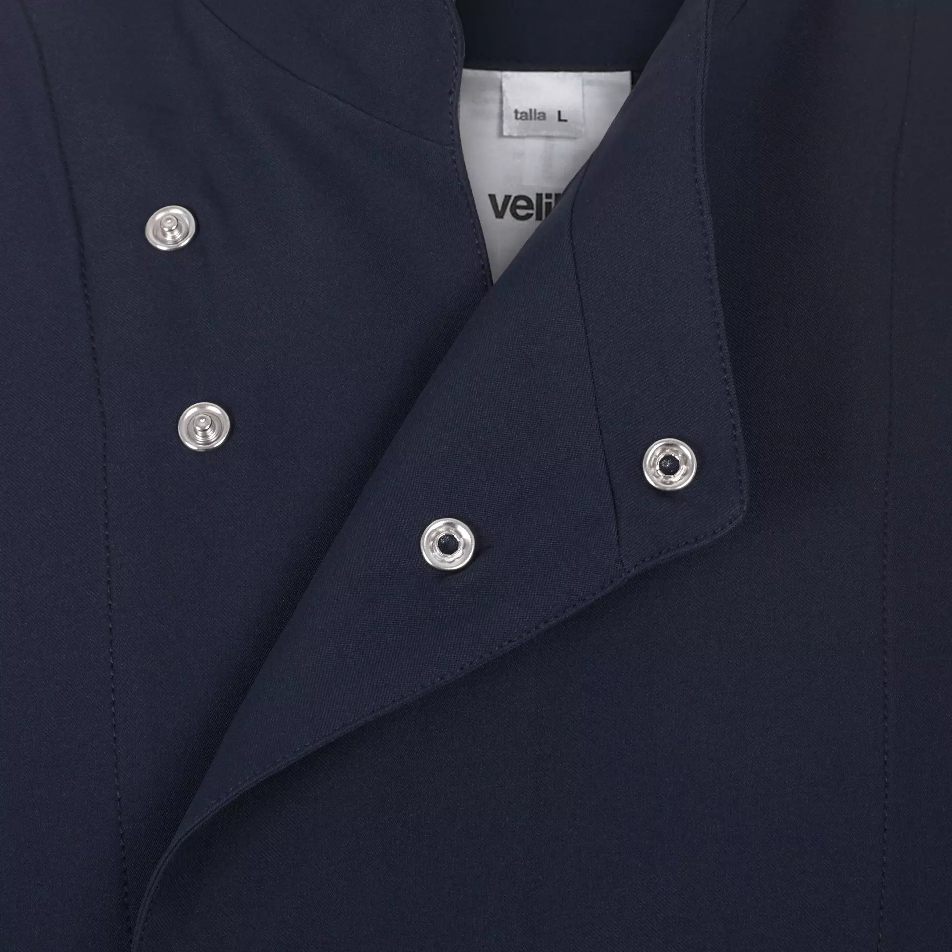 Velilla 405210-61, Long Sleeved Chef Jacket, Navy Blue, image 7