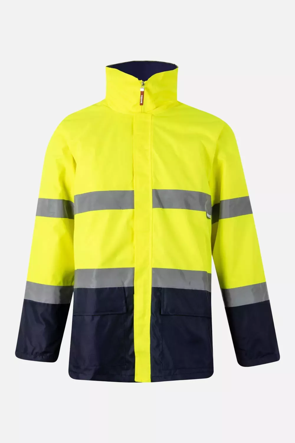 Velilla 306002-01-20-2, High-Vis Jacket, Size 4XL/5XL, Marine Blue/Hi-Vis Yellow, image 1