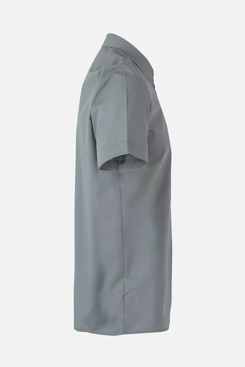 Velilla 531-08, Short-Sleeved Work Shirt, Grey, image 3, gallery thumbnail