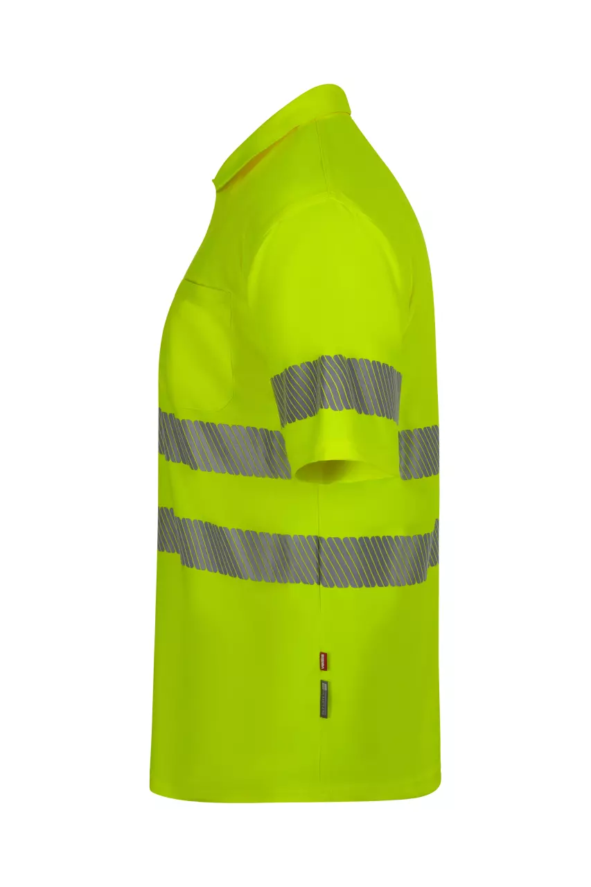 Velilla 305532-20-2, High-Vis Polo Shirt, Size 4XL/5XL, Hi-Vis Yellow, image 3, gallery thumbnail