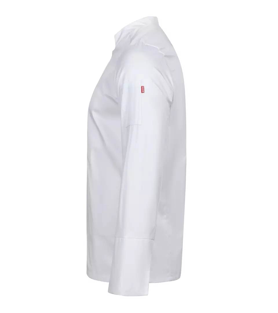Velilla 405208A-07, Long Sleeved Chef Jacket, White, image 2, gallery thumbnail