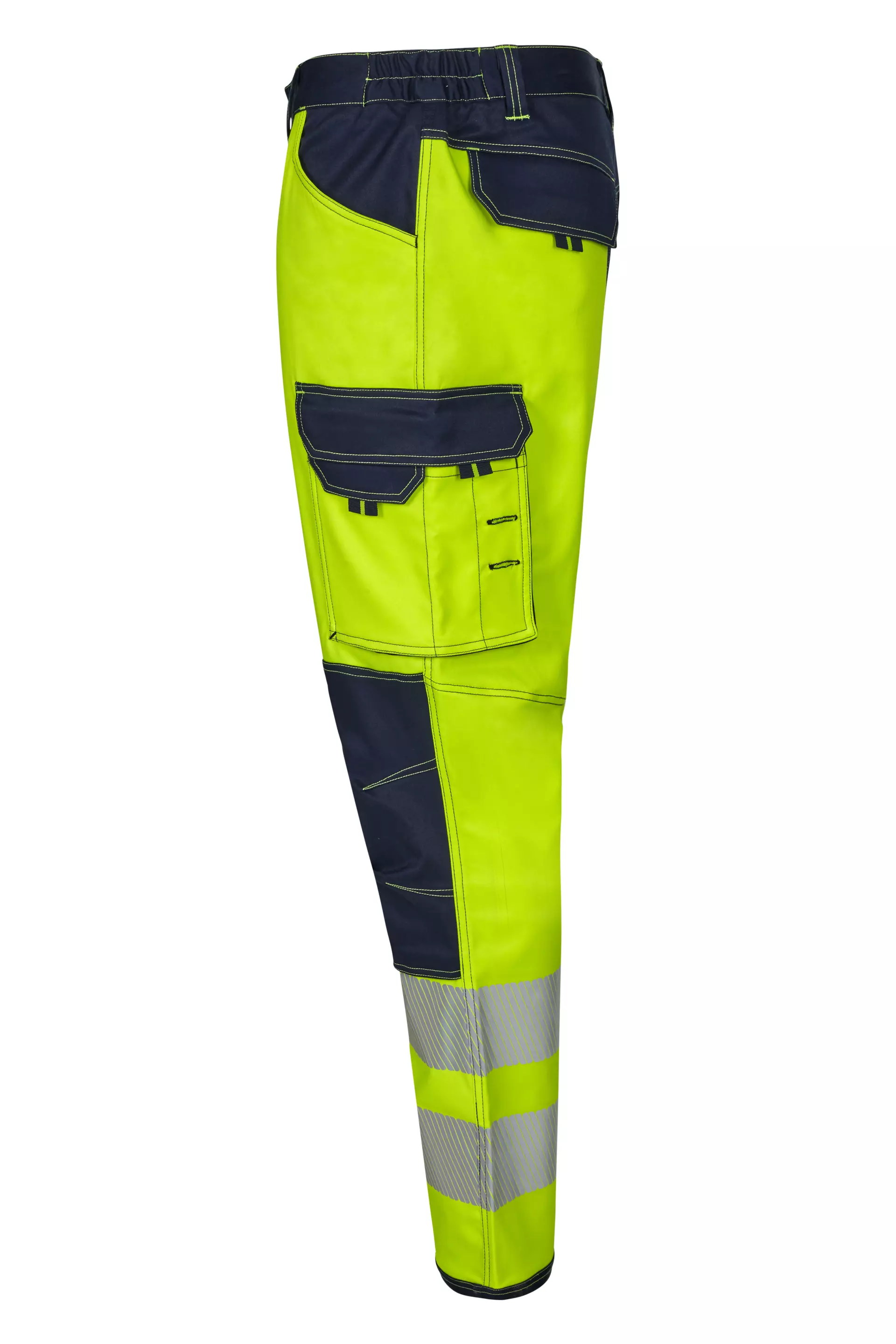 Velilla 303010S-61-20, High-Vis Work Trousers, Navy Blue/Hi-Vis Yellow, image 2