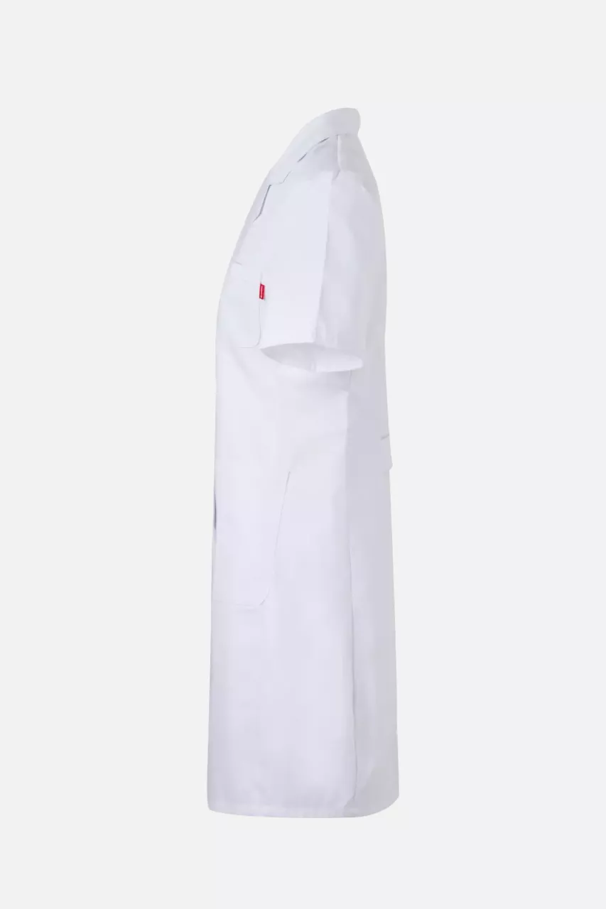 Velilla 539003-07, Short-Sleeved Work Coat, White, image 2, gallery thumbnail