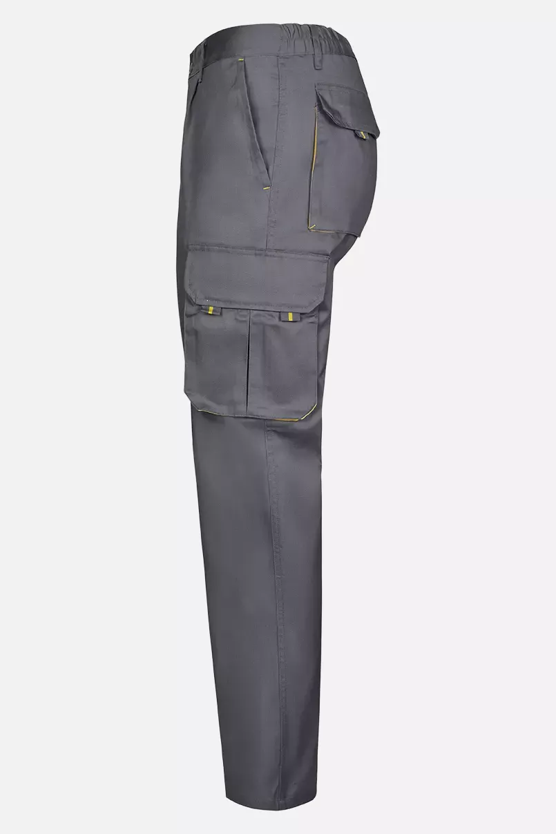 Velilla 103004-08-17, Work Trousers, Grey/Yellow, image 2