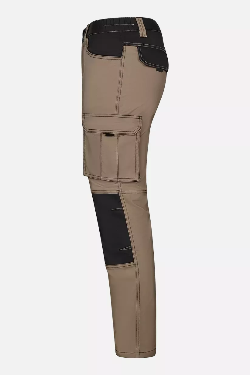 Velilla 103031S-46-00, Work Trousers, Sand Beige/Black, image 4