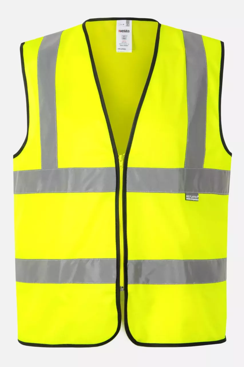 Velilla 305901-20, High-Vis Vest, Hi-Vis Yellow, image 1, gallery thumbnail