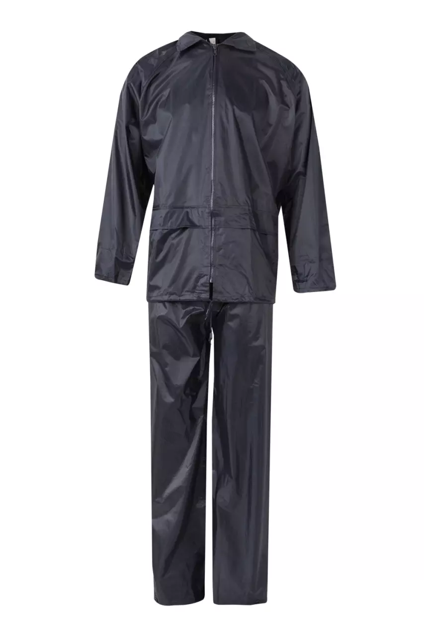 Velilla 195-01, Rain Suit, Marine Blue, image 1, gallery thumbnail