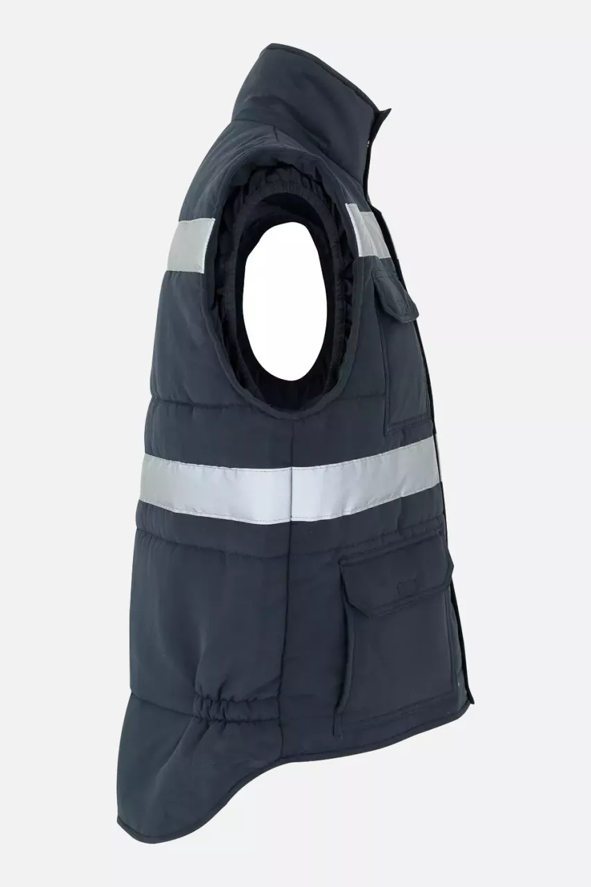 Velilla 205904-61, High-Vis Work Vest, Navy Blue, image 5, gallery thumbnail