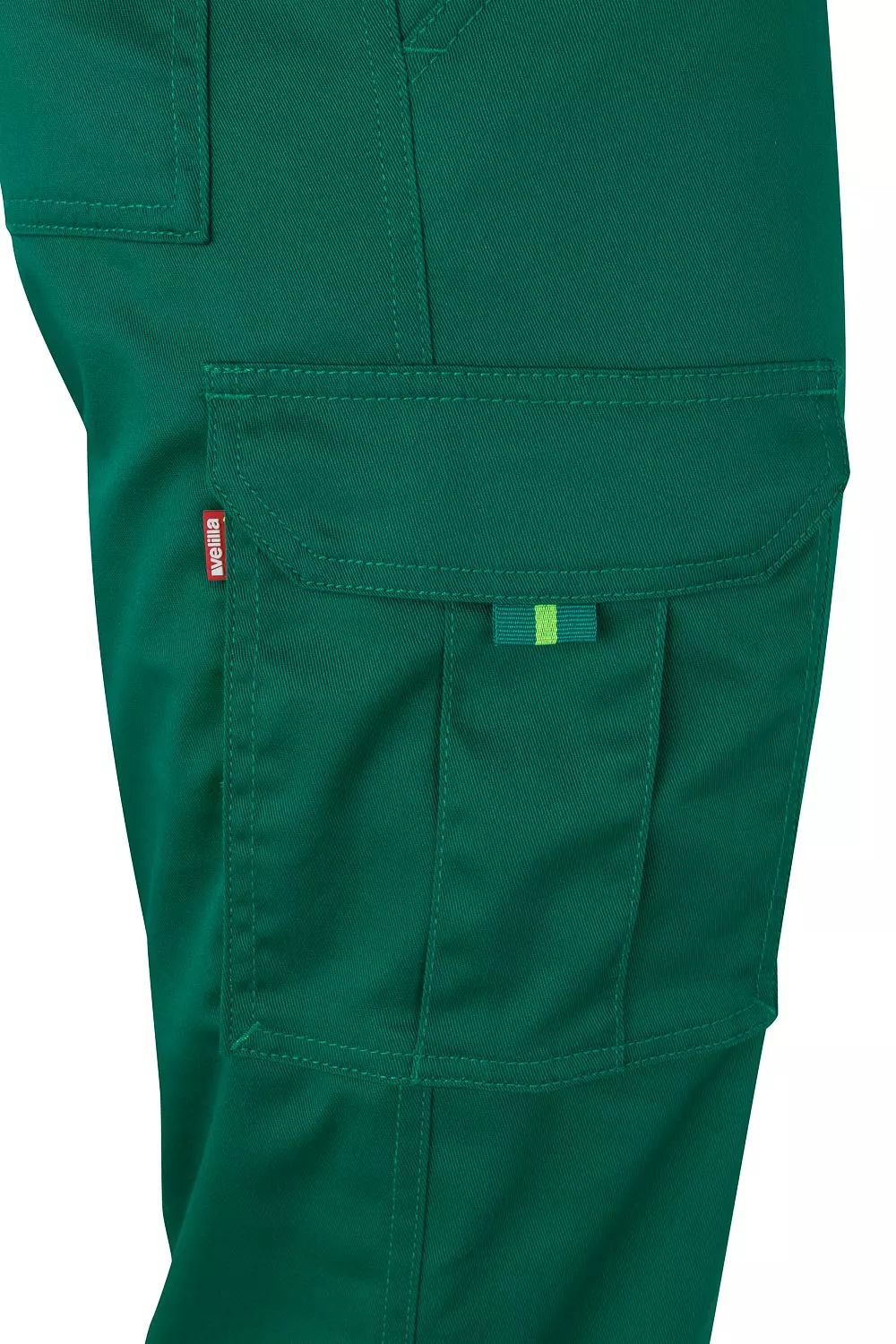 Velilla 303002S-02-20-2, High-Vis Work Trousers, Size 4XL/5XL, Green/Hi-Vis Yellow, image 3