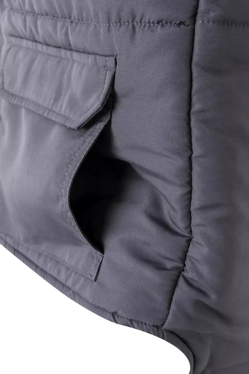 Velilla 205901-08, Padded Work Vest, Grey, image 6, gallery thumbnail