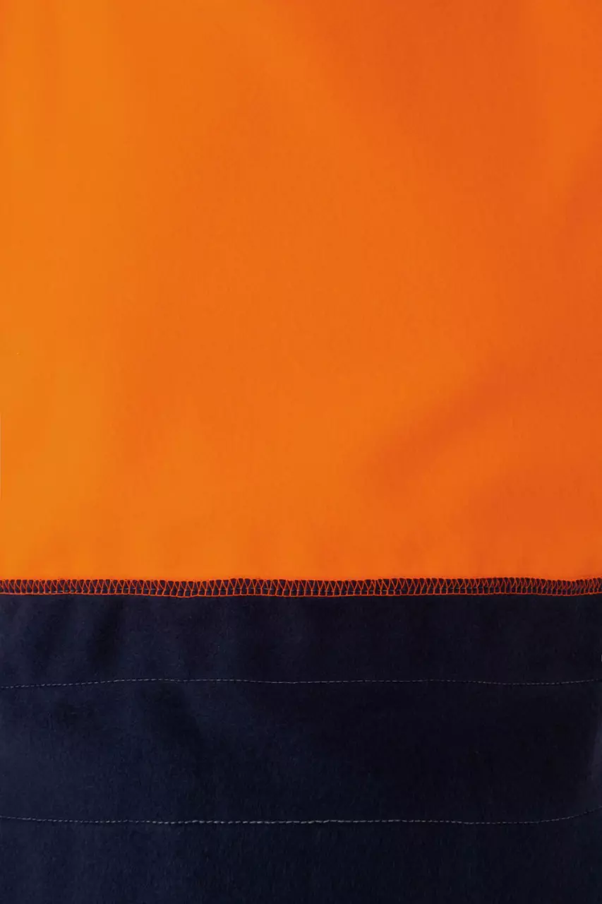 Velilla 305701-61-19, Warnschutz-Sweatshirt, Marineblau/Warnschutz-Orange, image 2, gallery thumbnail