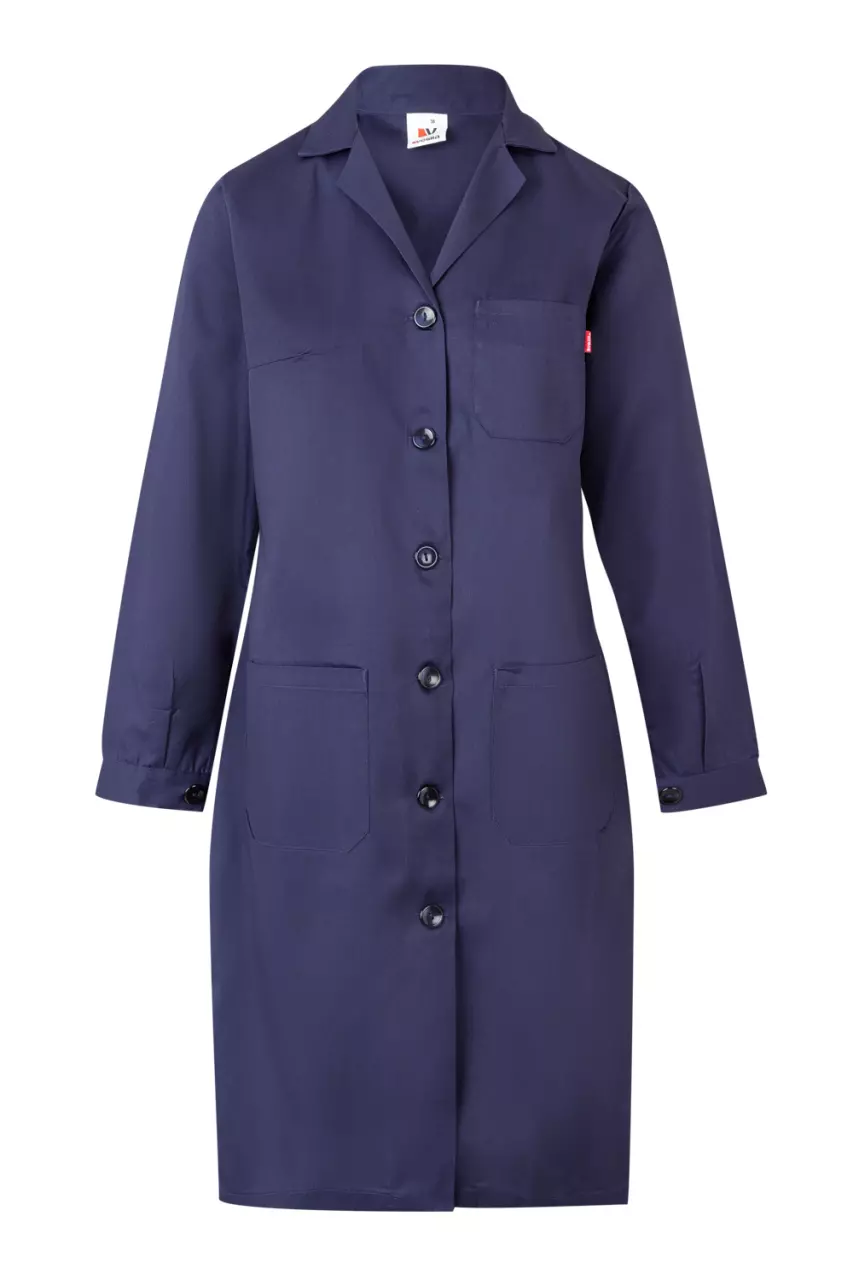 Velilla 908-01, Work Coat, Marine Blue, image 1, gallery thumbnail