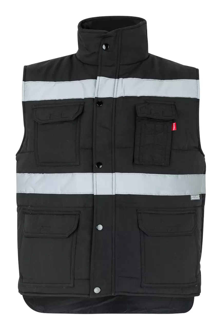 Velilla 205904-00, Padded Work Vest, Black, image 1, gallery thumbnail