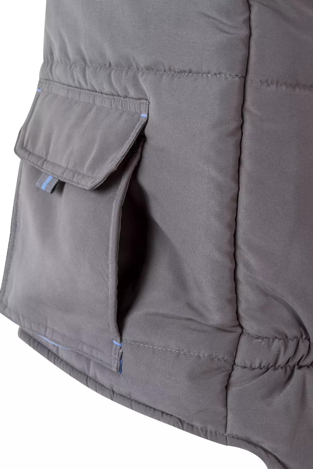 Velilla 205902-08-05, Padded Work Vest, Grey/Sky Blue, image 3