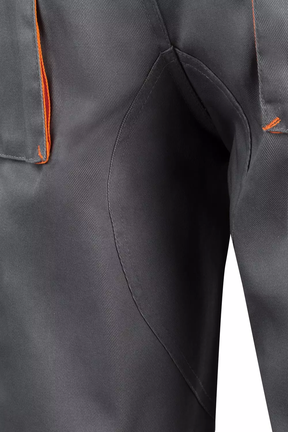 Velilla 103007-08-16, Work Shorts, Grey/Orange, image 2
