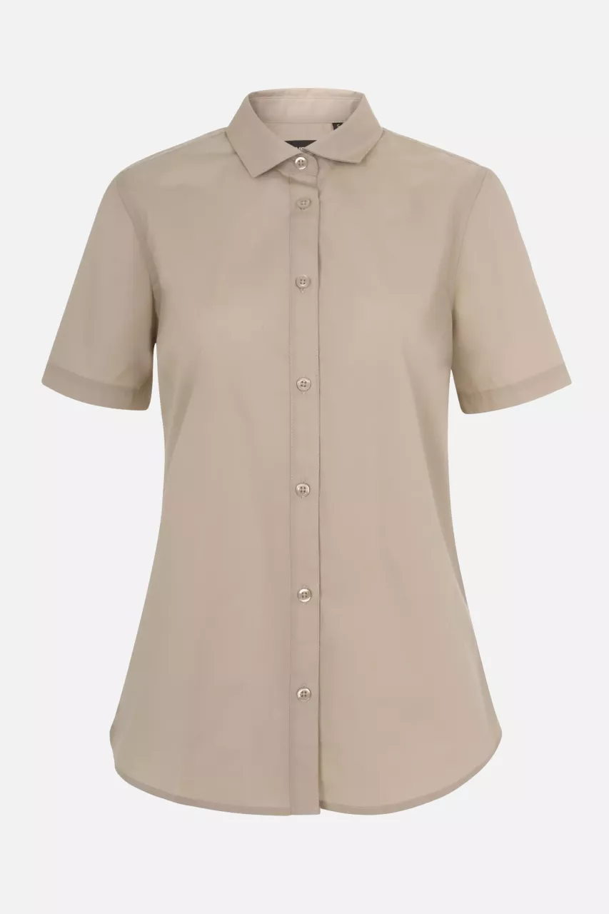 Velilla 405010-47, Short-Sleeved Work Shirt, Light Beige, image 1, gallery thumbnail