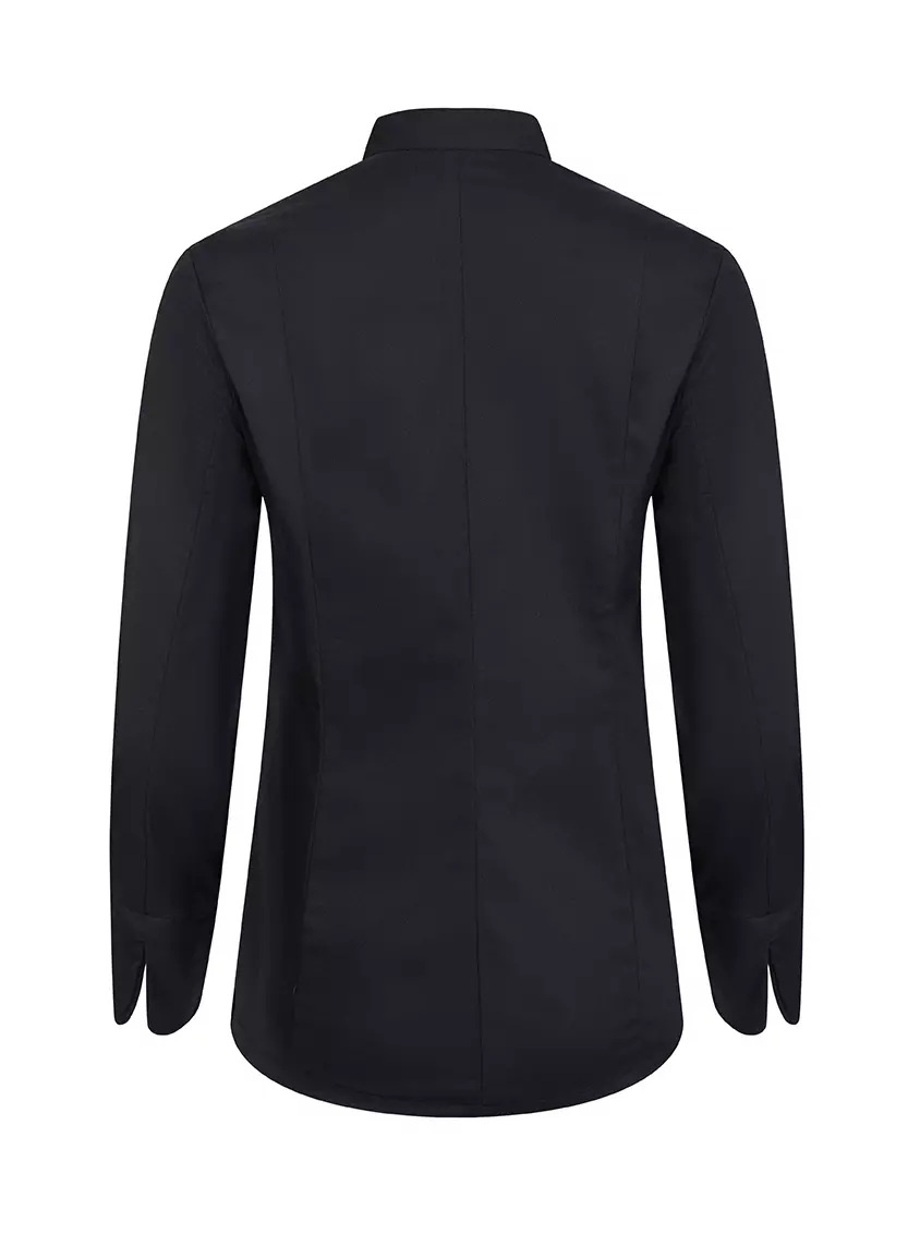 Velilla 405203TC-00, Long Sleeved Chef Jacket, Black, image 2