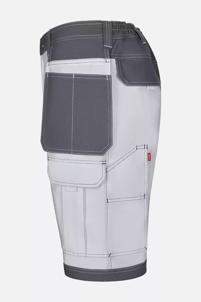 Velilla 103029S-07-08, Work Shorts, White/Grey, image 4
