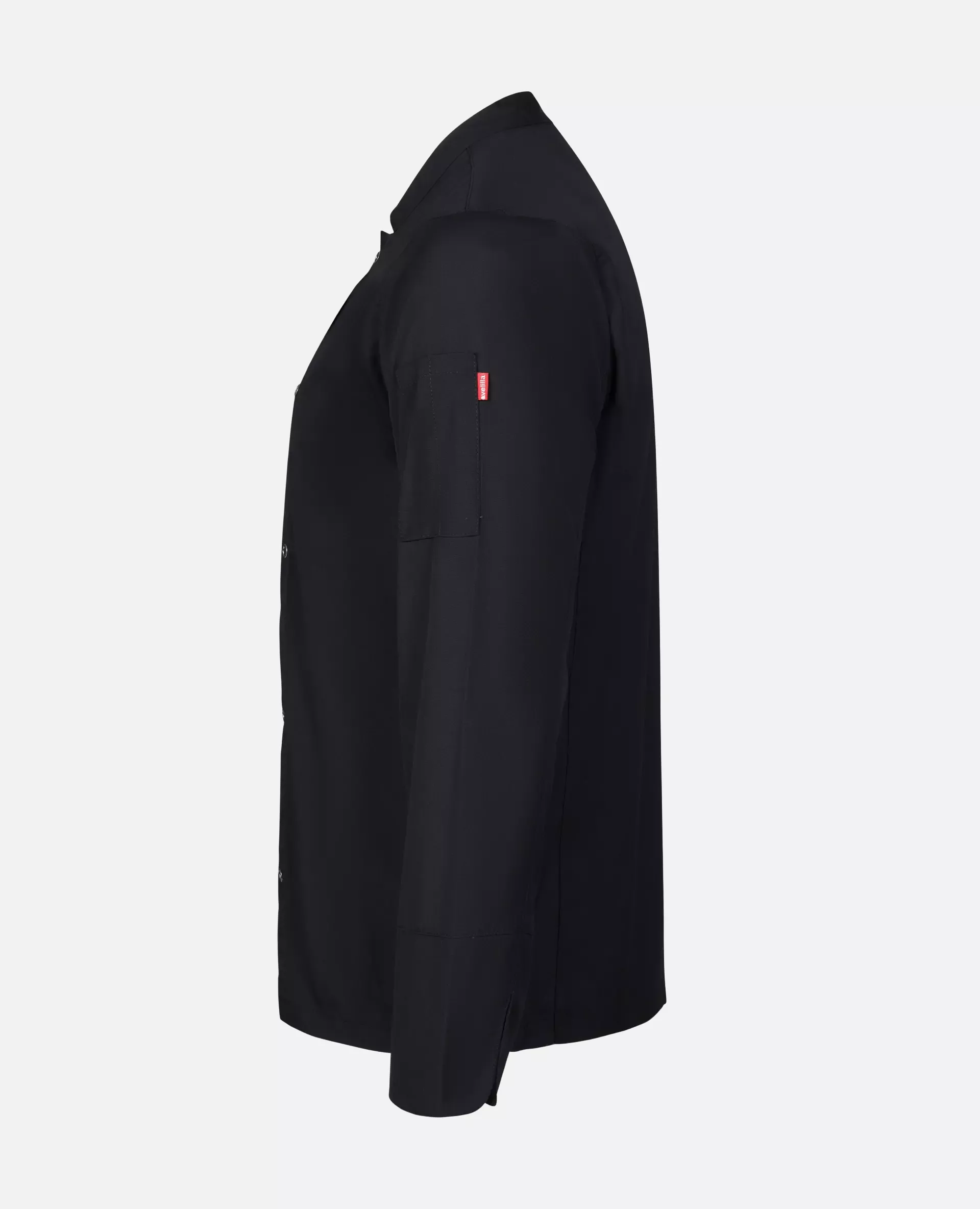 Velilla 405206-00, Long Sleeved Chef Jacket, Black, image 2