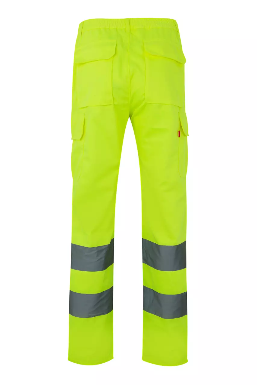 Velilla 303006-20, High-Vis Work Trousers, Hi-Vis Yellow, image 2, gallery thumbnail