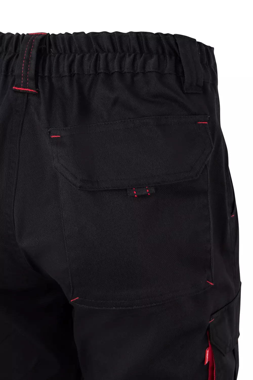 Velilla 103024S-00-12, Work Trousers, Black/Red, image 5