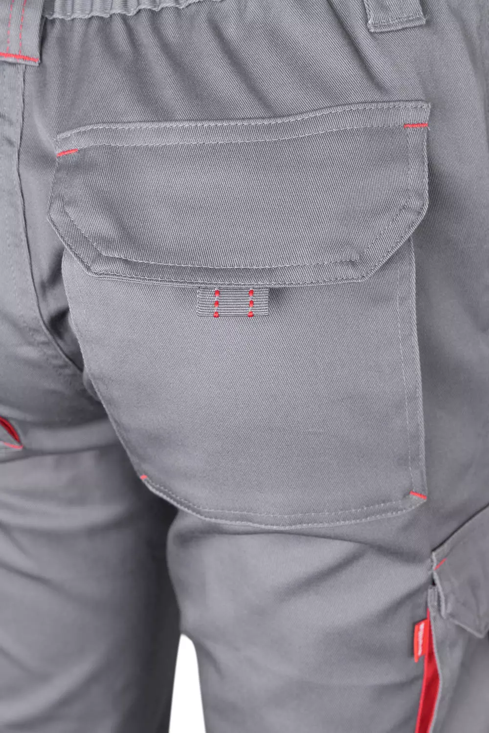 Velilla 103024S-08-12, Work Trousers, Grey/Red, image 4