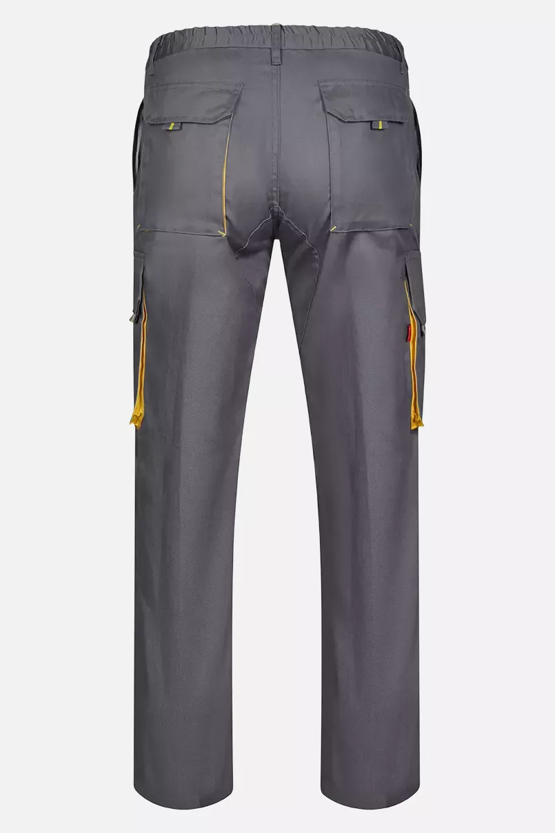 Velilla 103004-08-17, Work Trousers, Grey/Yellow, image 3