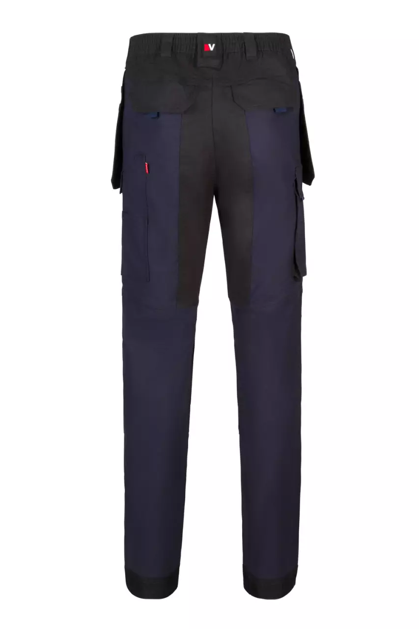 Velilla 103019S-61-00, Work Trousers, Navy Blue/Black, image 5, gallery thumbnail