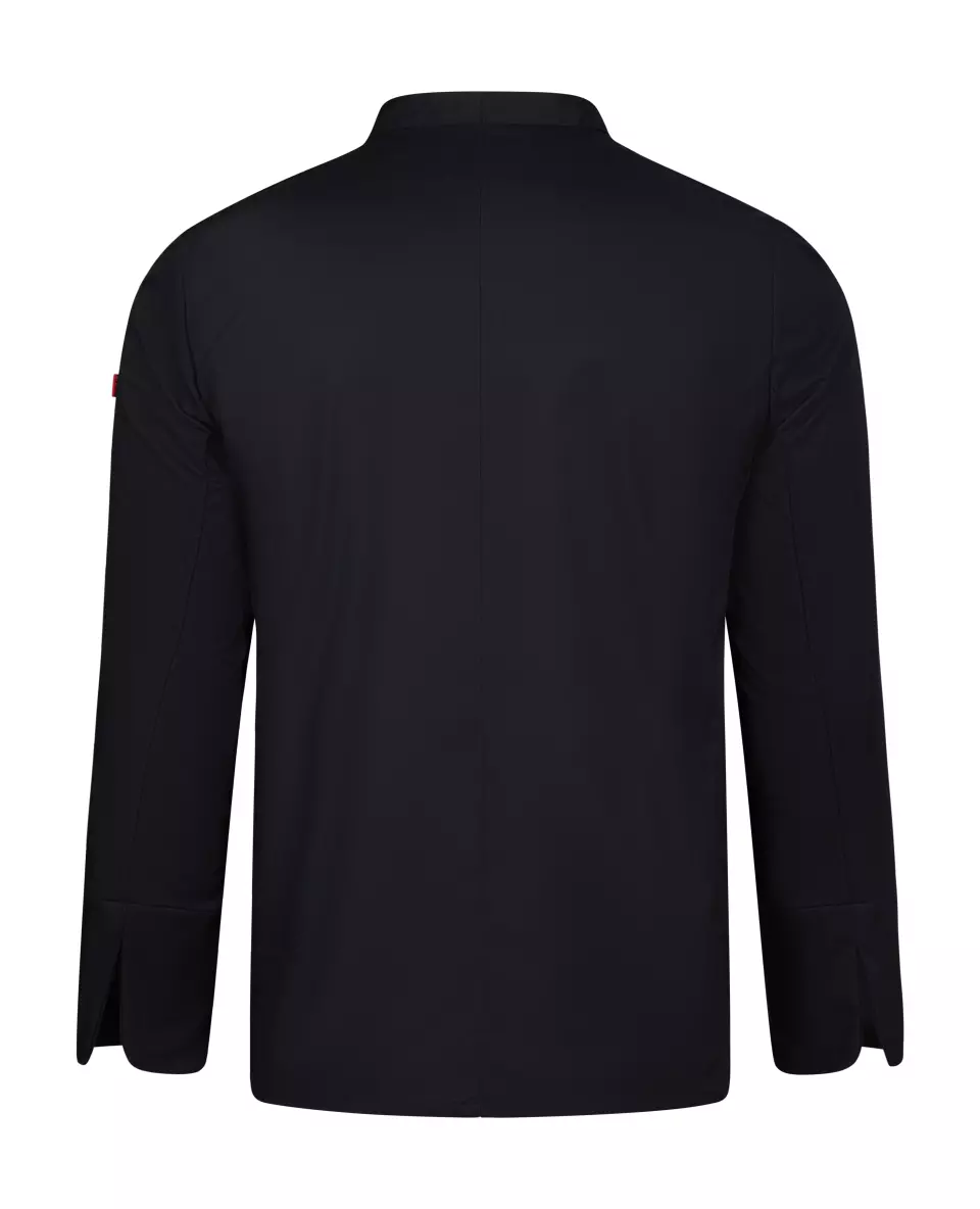 Velilla 405202TC-00, Long Sleeved Chef Jacket, Black, image 1, gallery thumbnail