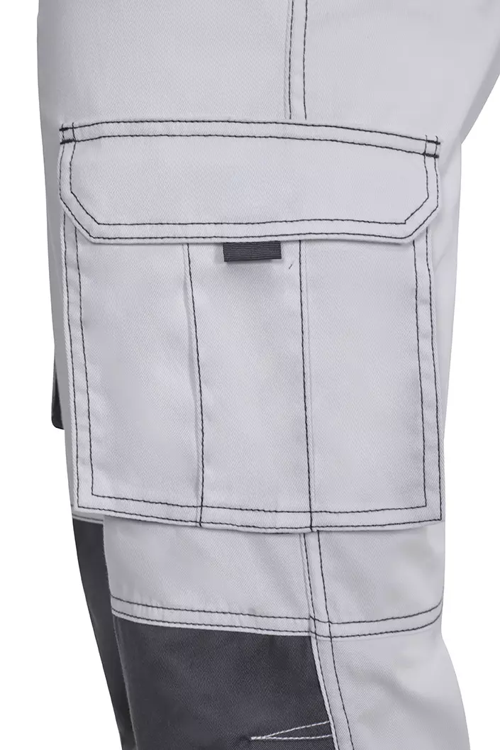 Velilla 103031S-07-08, Work Trousers, White/Grey, image 6, gallery thumbnail