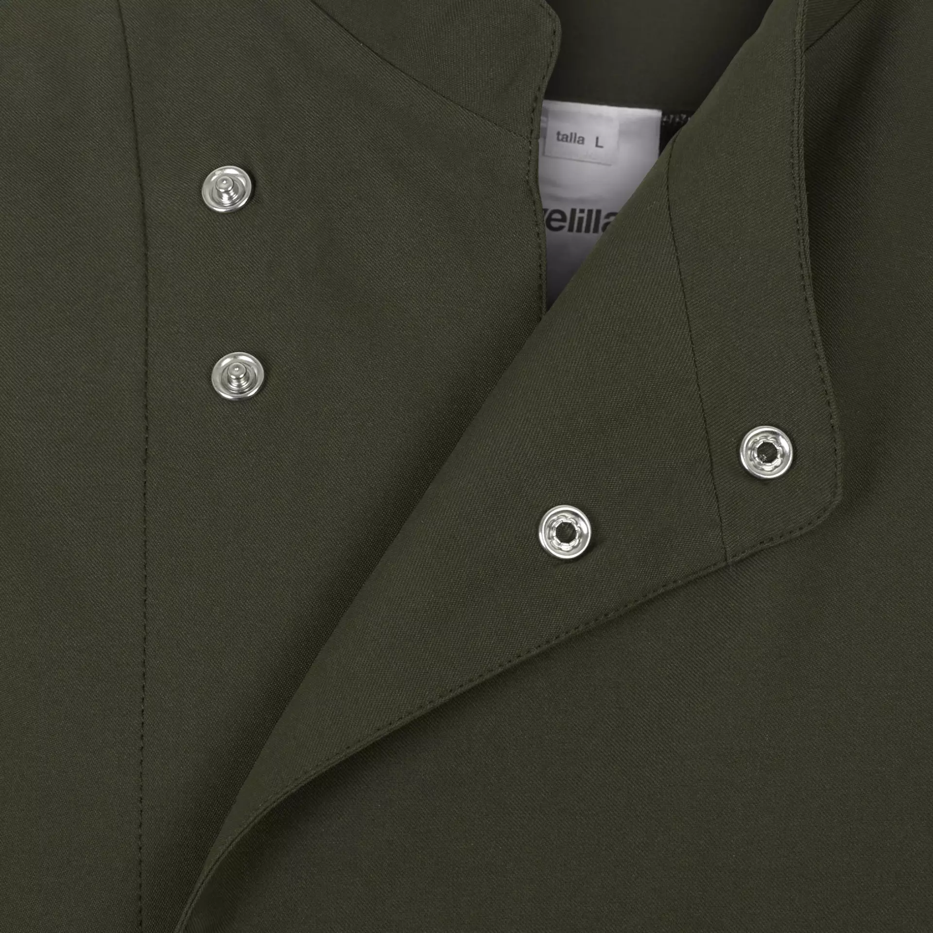 Velilla 405210-36, Long Sleeved Chef Jacket, Olive Green, image 6