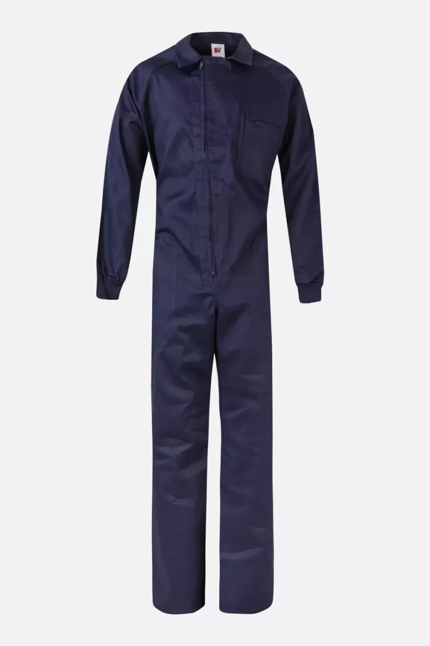 Velilla 214-01, Work Overall, Marine Blue, image 1, gallery thumbnail