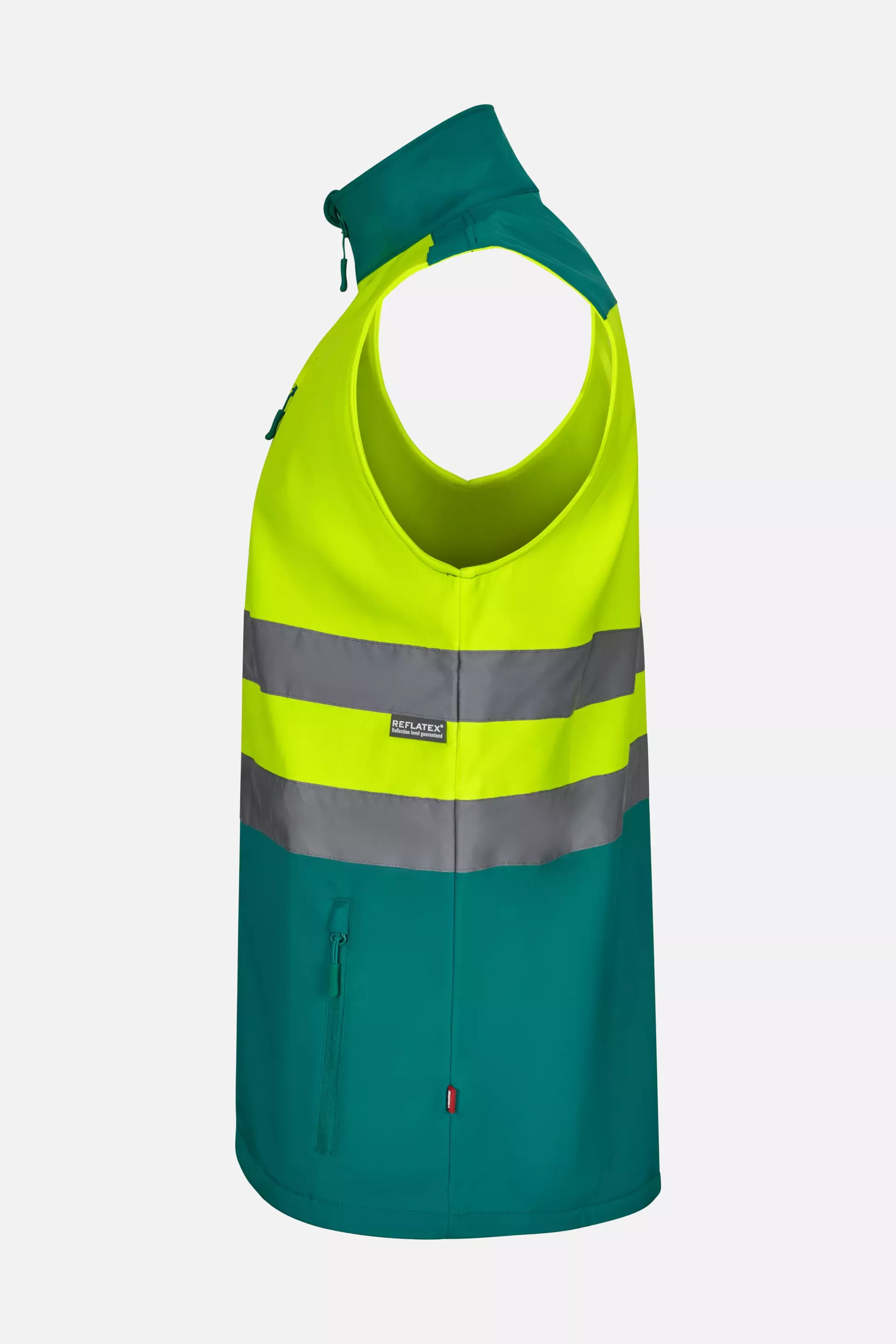 Velilla 305906-02-20, High-Vis Vest, Green/Hi-Vis Yellow, image 2