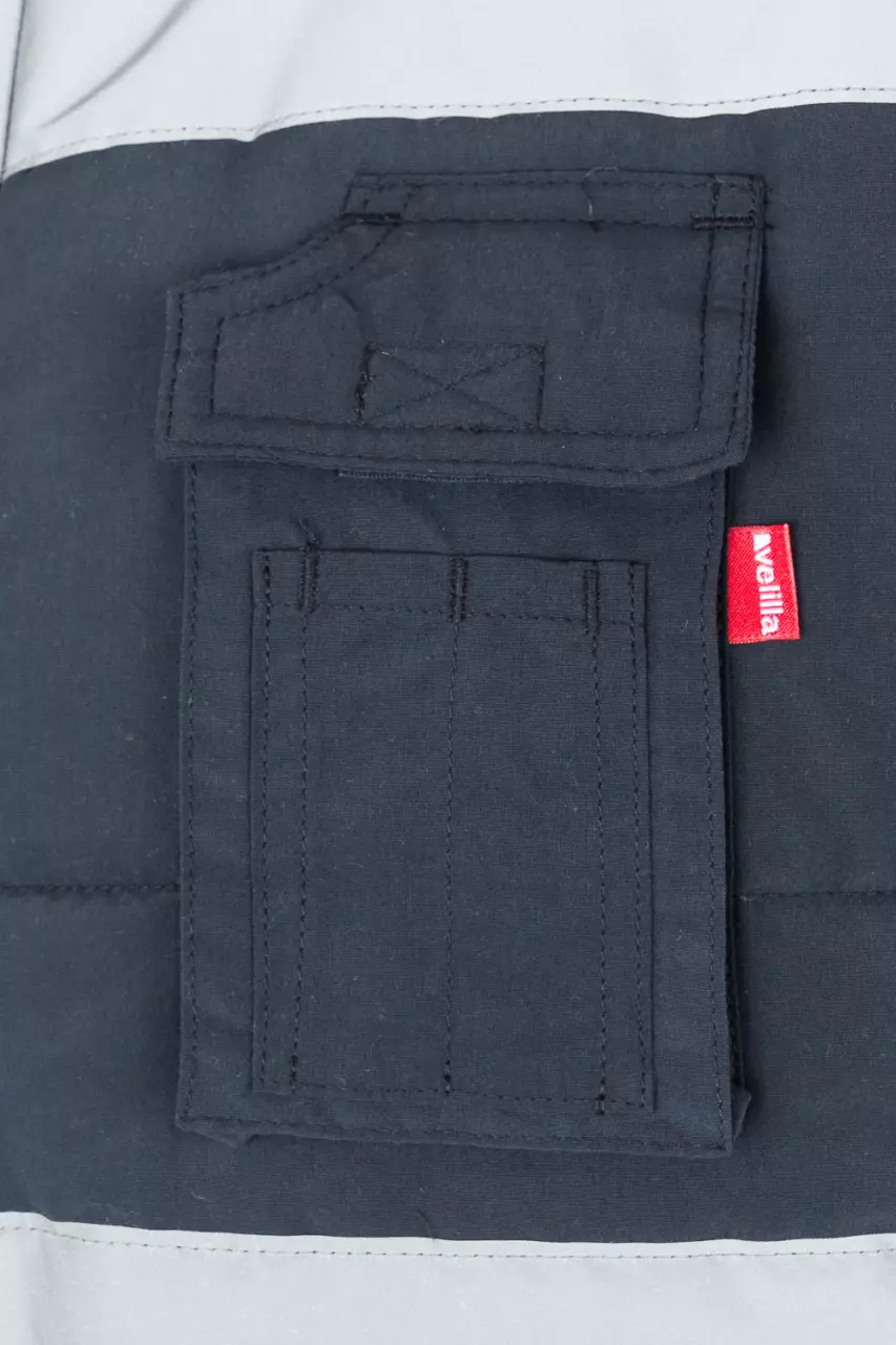 Velilla 205904-61, Warnschutz-Arbeitsweste, Marineblau, image 3, gallery thumbnail