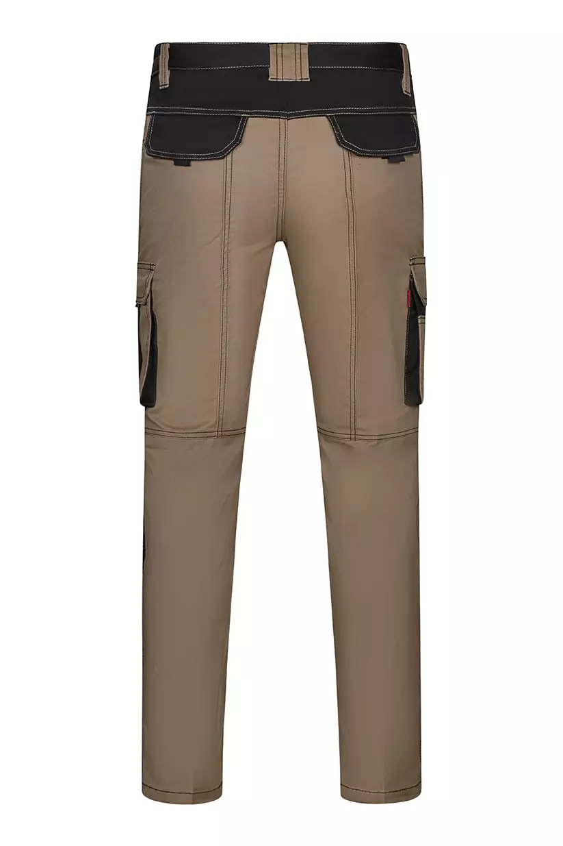 Velilla 103031S-46-00, Work Trousers, Sand Beige/Black, image 5, gallery thumbnail