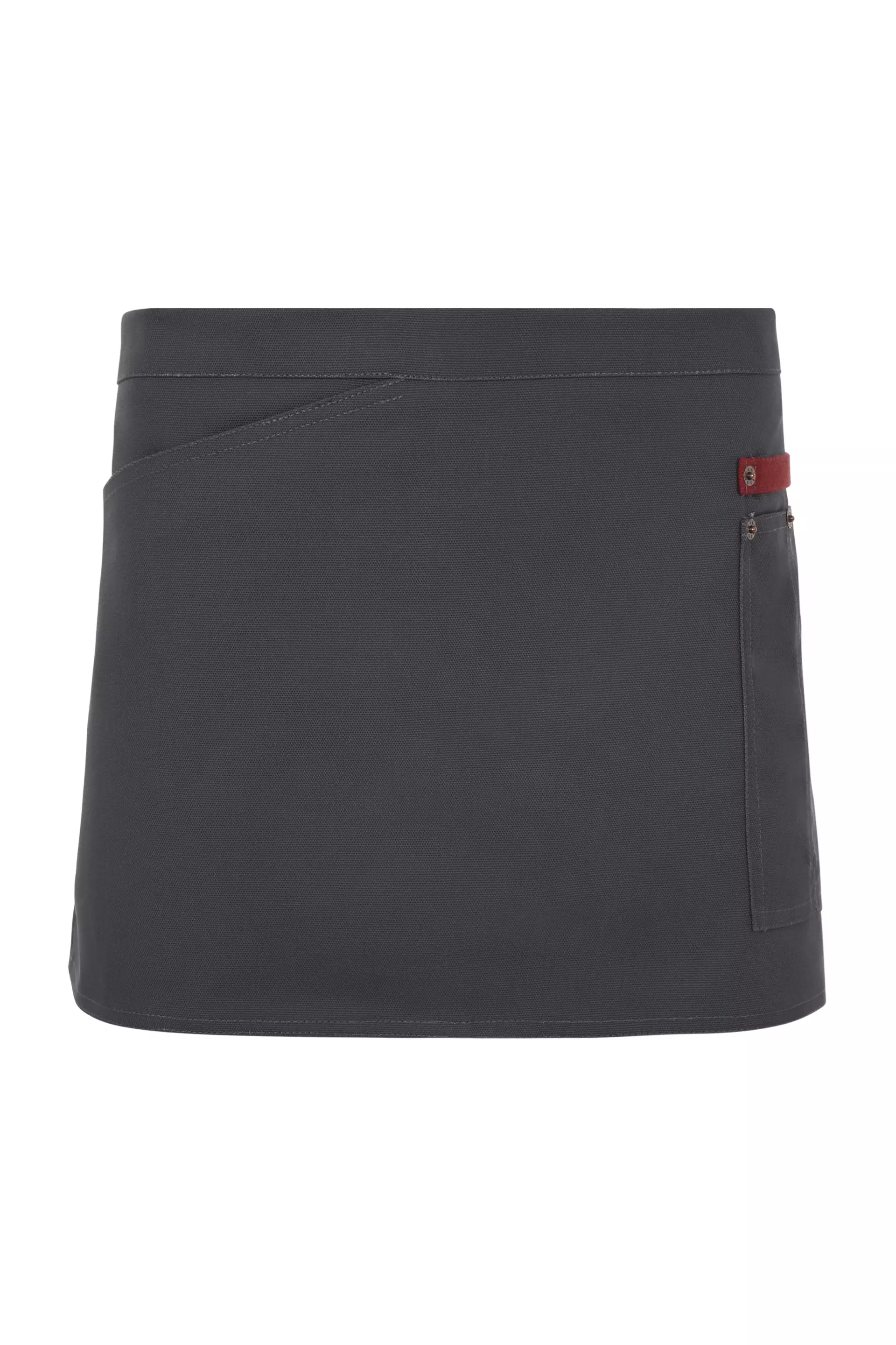 Velilla 404221B-08-18, Work Apron, Grey/Maroon