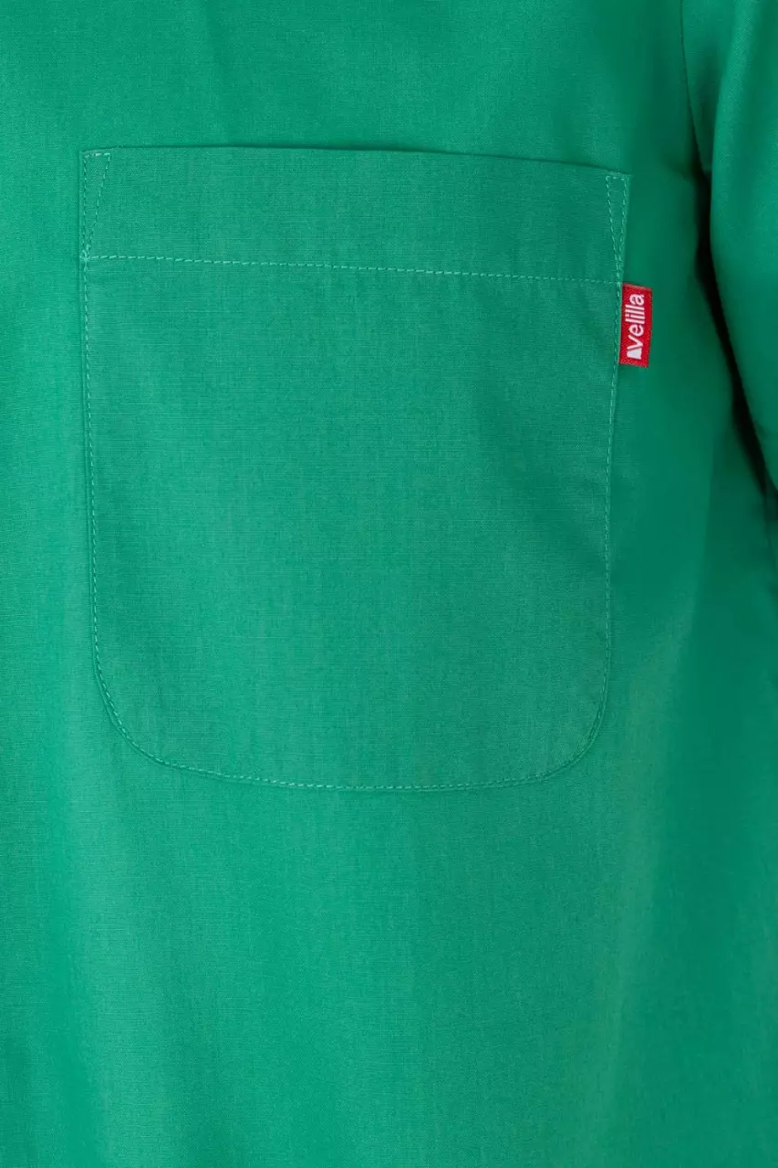 Velilla 531-02, Kurzarm-Arbeitshemd, Grün, image 3, gallery thumbnail