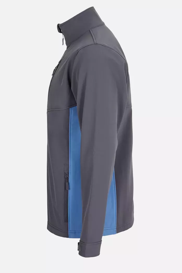 Velilla 106004-08-05, Work Jacket, Grey/Sky Blue, image 6, gallery thumbnail