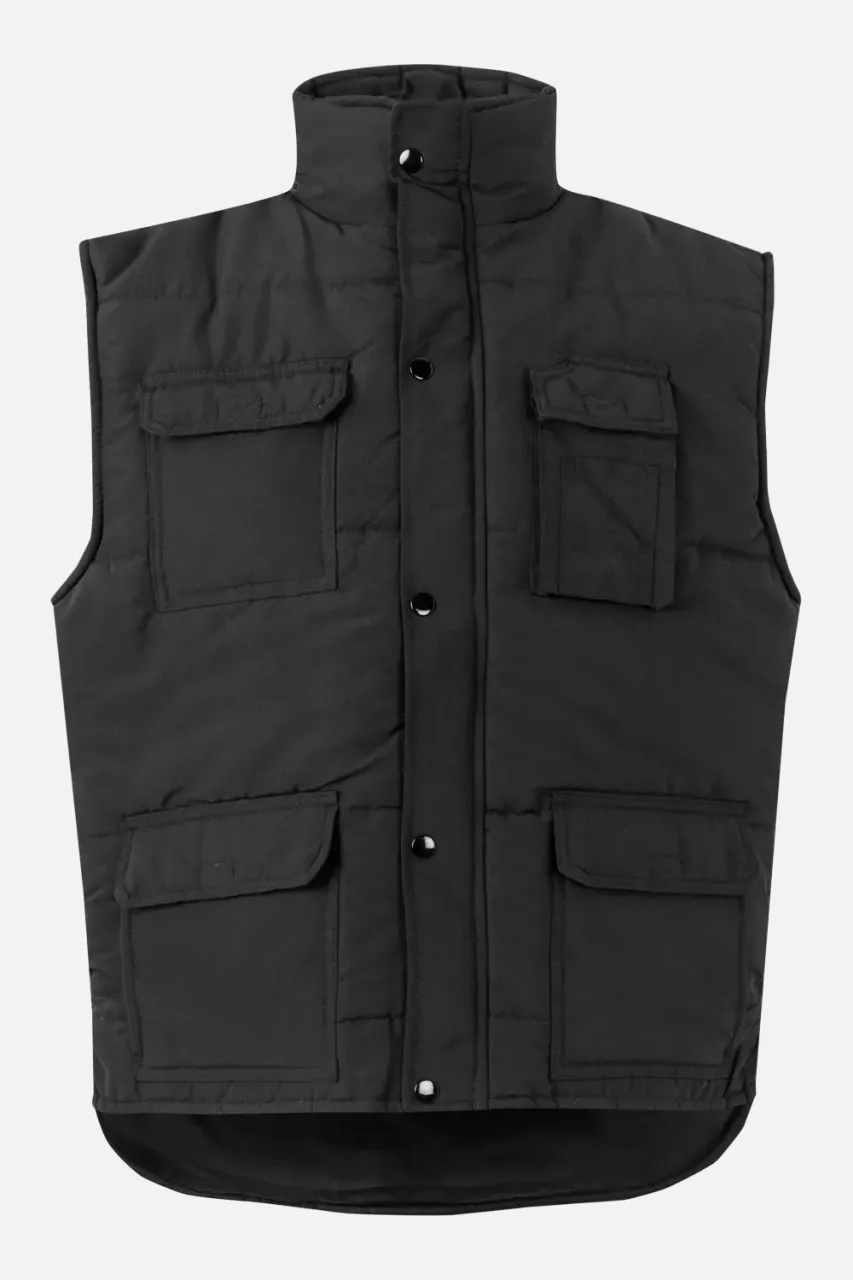 Velilla 108-00, Work Vest, Black, image 1, gallery thumbnail