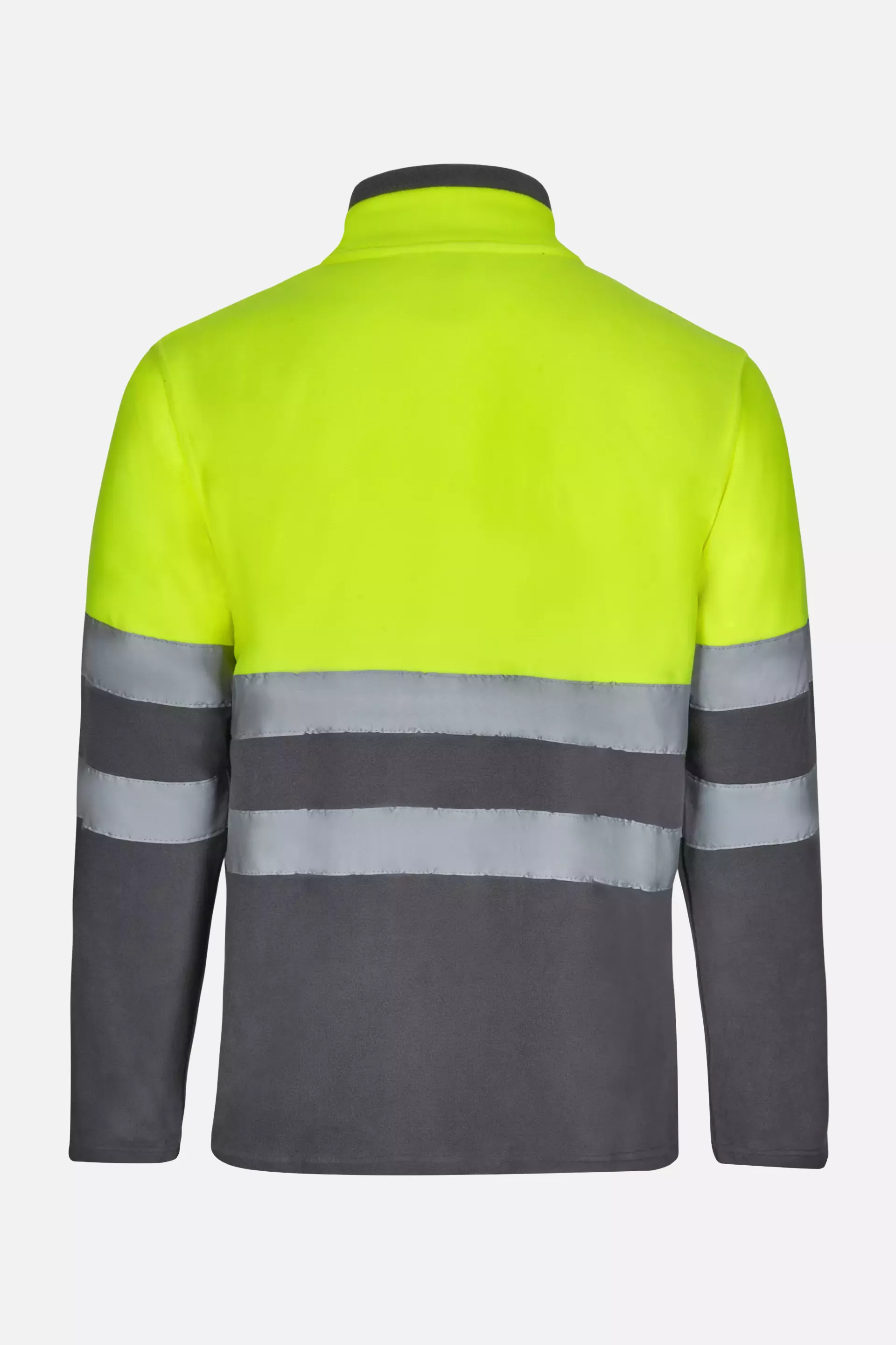 Velilla 301503-08-20, High-Vis Fleece Jacket, Grey/Hi-Vis Yellow, image 2