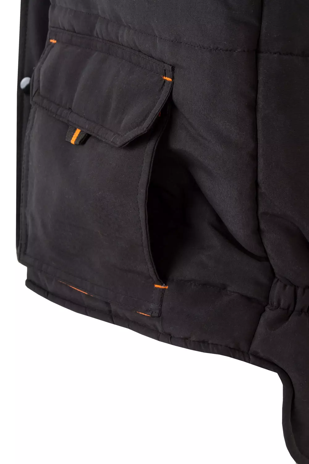 Velilla 205902-00-16, Padded Work Vest, Black/Orange, image 5