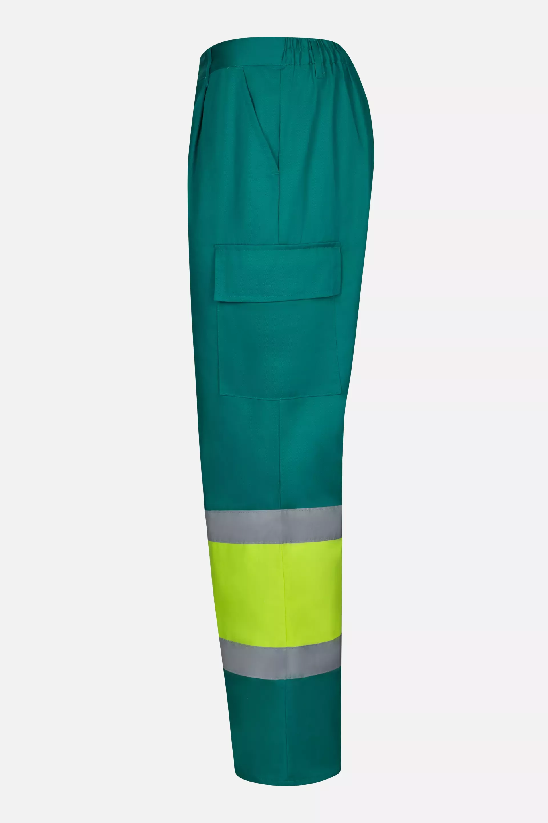 Velilla 303003-02-20, High-Vis Work Trousers, Green/Hi-Vis Yellow, image 5