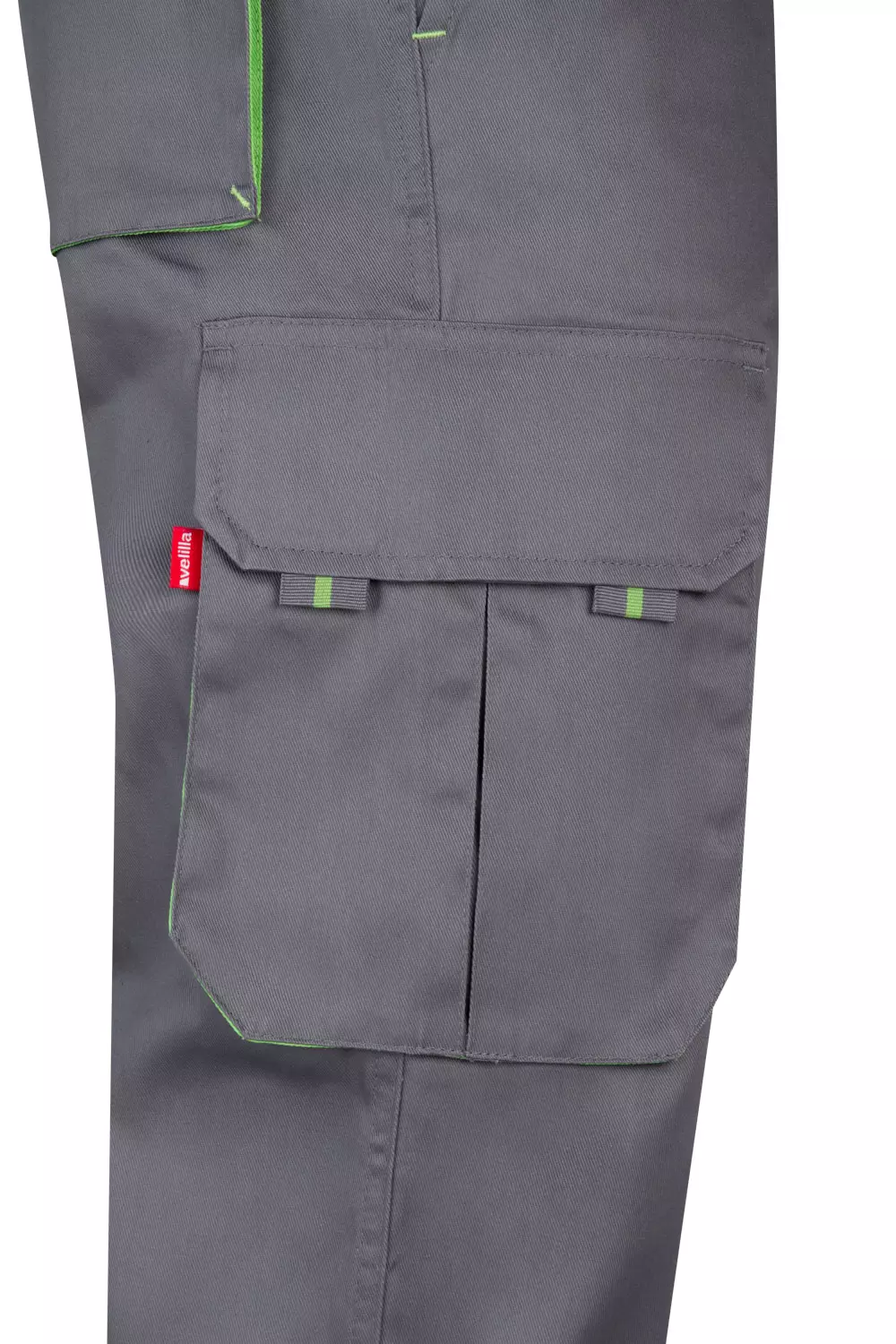 Velilla 103004-08-25, Work Trousers, Grey/Lime Green, image 4