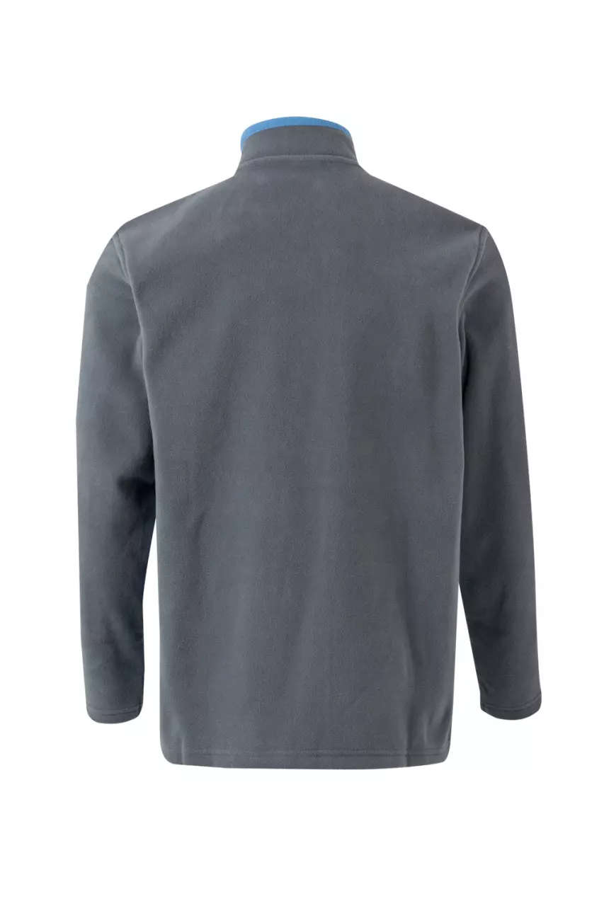 Velilla 201504-08-05, Fleece Jacket, Grey/Sky Blue, image 4, gallery thumbnail